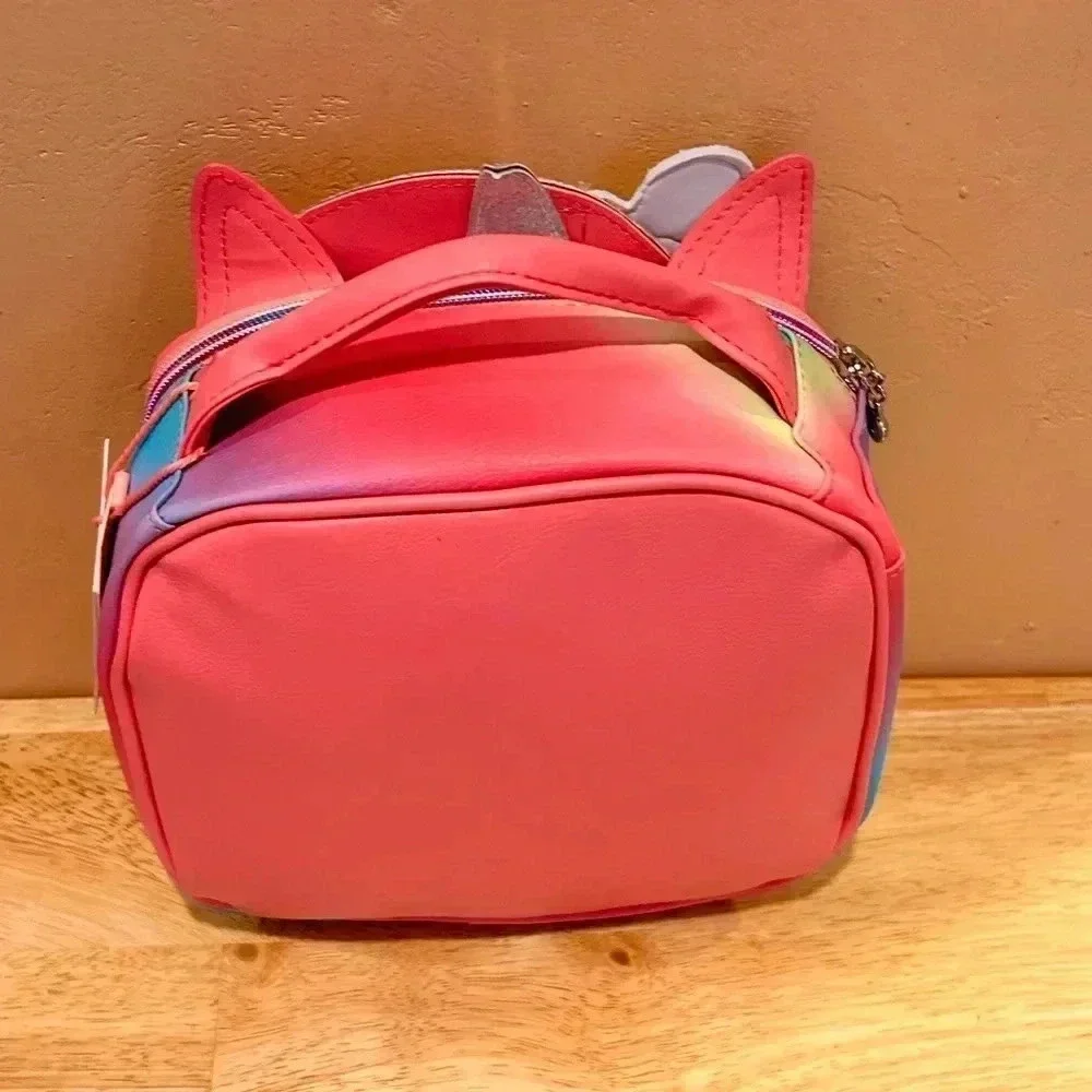 Miss Gwens OMG Accessories Insulated Lunch Bag Rainbow Glitter Accents NWTS
